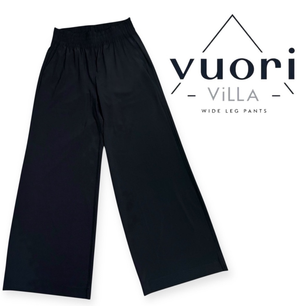 Vuori Black Wide Leg Pants